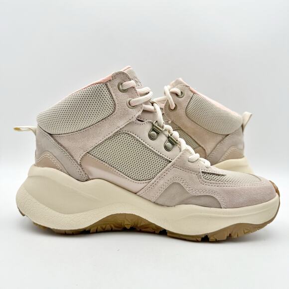 SAS Womens Hi Country-X Hiking Boots 7.5 M Taupe Pink Lace Up Lightweight NIB - Picture 4 of 12
